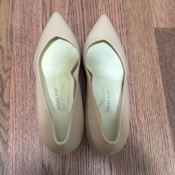 Sarah Flint Nude Kitten Heels - Picture 2 of 9